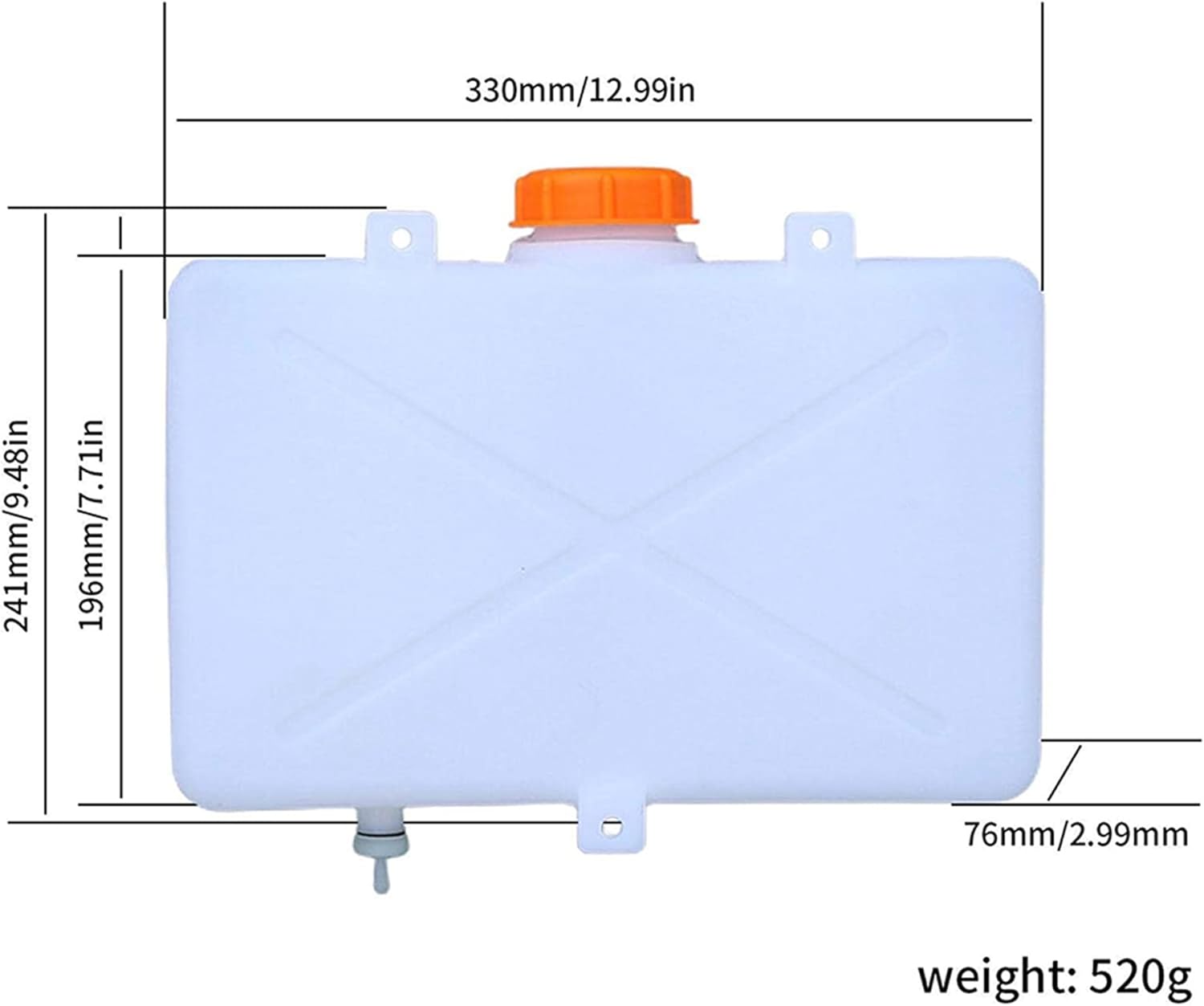Gas Fuel Storage Tank,7L Fuel Tank Plastic Petrol Diesel Oil Petrol Tank Water Tank for Boat Car Truck Parking Heater Accessories for Car Truck Van Parking Heater
