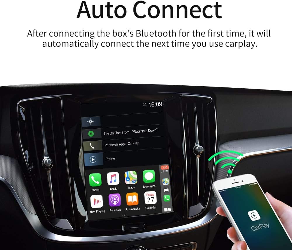 Black Friday Clearance Carlinkit3.0 Plug and Play Carplay Dongle Adapter for Factory Wired CarPlay Cars,Compatible with Audi/Porsche/Volvo/Volkswagen/Ford/Hyundai/Mercedes(Model Year: 2017-2022)