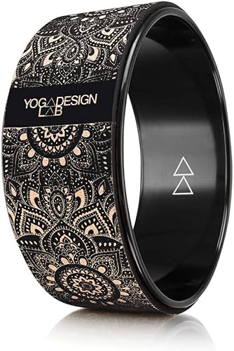Miniatura 2 de YOGA DESIGN LAB  THE YOGA WHEEL  Rueda de ejercicio ecológica impresa extra fuerte, acolchada, diseñada en Bali  Mejora tus posturas y estira más