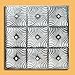Antique Ceilings Inc - Prato Silver Black - Styrofoam Ceiling Tile (Package of 10 Tiles)