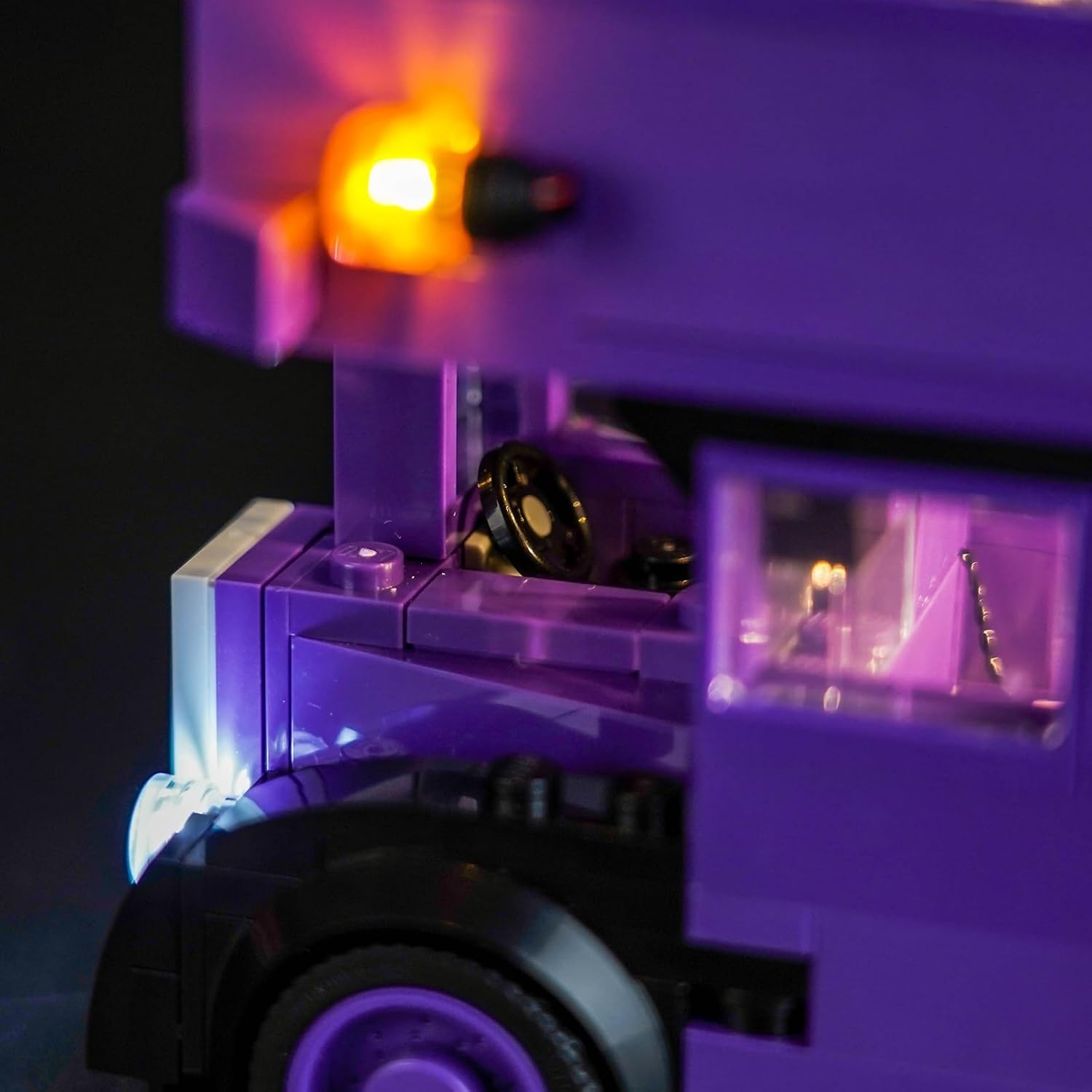 Upgraded Led Light Kit Compatible with Lego Knight Bus Adventure Building Set, Lights Decoration Compatible with Lego 76446 (Model Not Included)