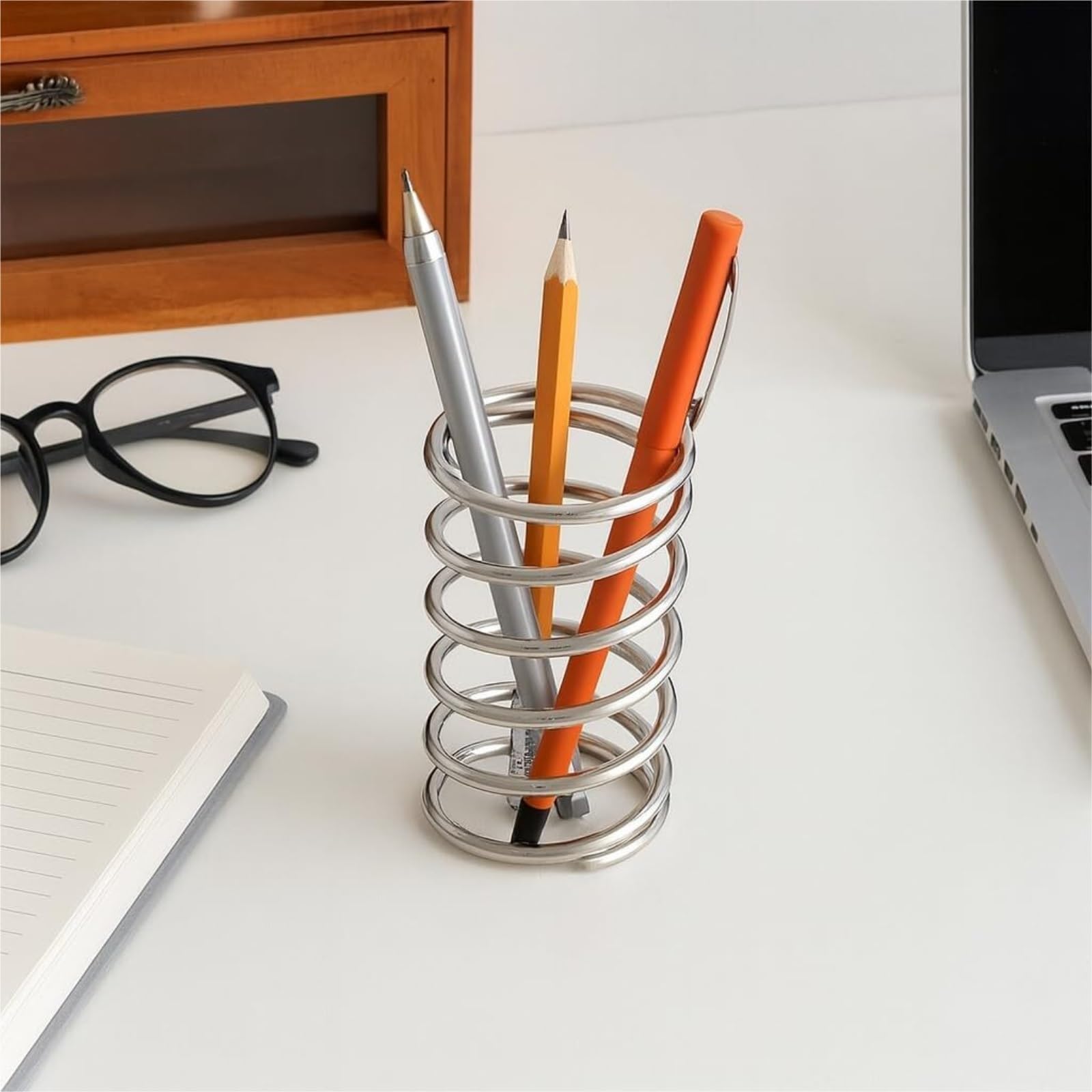 Organizer per Spazzolino da Denti Porta Spazzolino E Dentifricio Portaoggetti da Appoggio in Metallo A Spirale for Il Bagno Accessori da Bagno