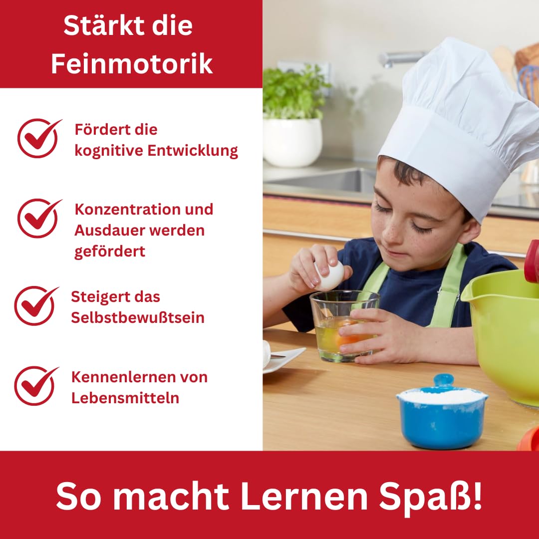 Kinderleichte Becherküche: Für die Backprofis von morgen (Band1), Backbuch inkl. 5-teiliges Messbecher-Set, kinderleicht backen nach Bildern, Backbuch für Kinder ab 3 Jahren, Kochbuch für Kinder