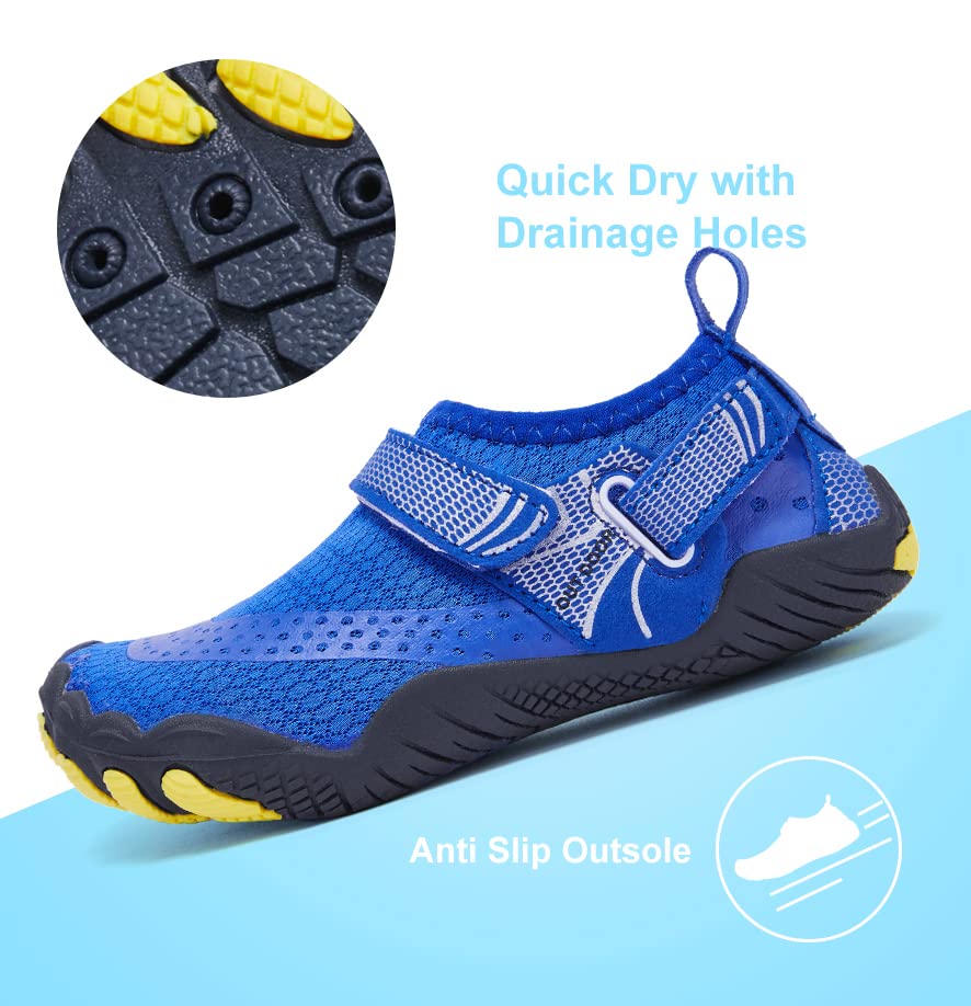 HIITAVE Boys & Girls Water Shoes Quick Drying Sports Aqua Athletic Sneakers Lightweight Sport Shoes(Little Kid/Big Kid)3