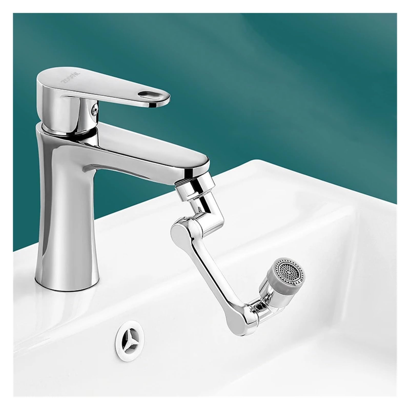 Extensor De Grifo, Boquilla Universal For, Brazo Robótico Metal 1080 °, Extensión Giratoria, Aireador, Accesorios Baño Y Cocina Bien Hecho
