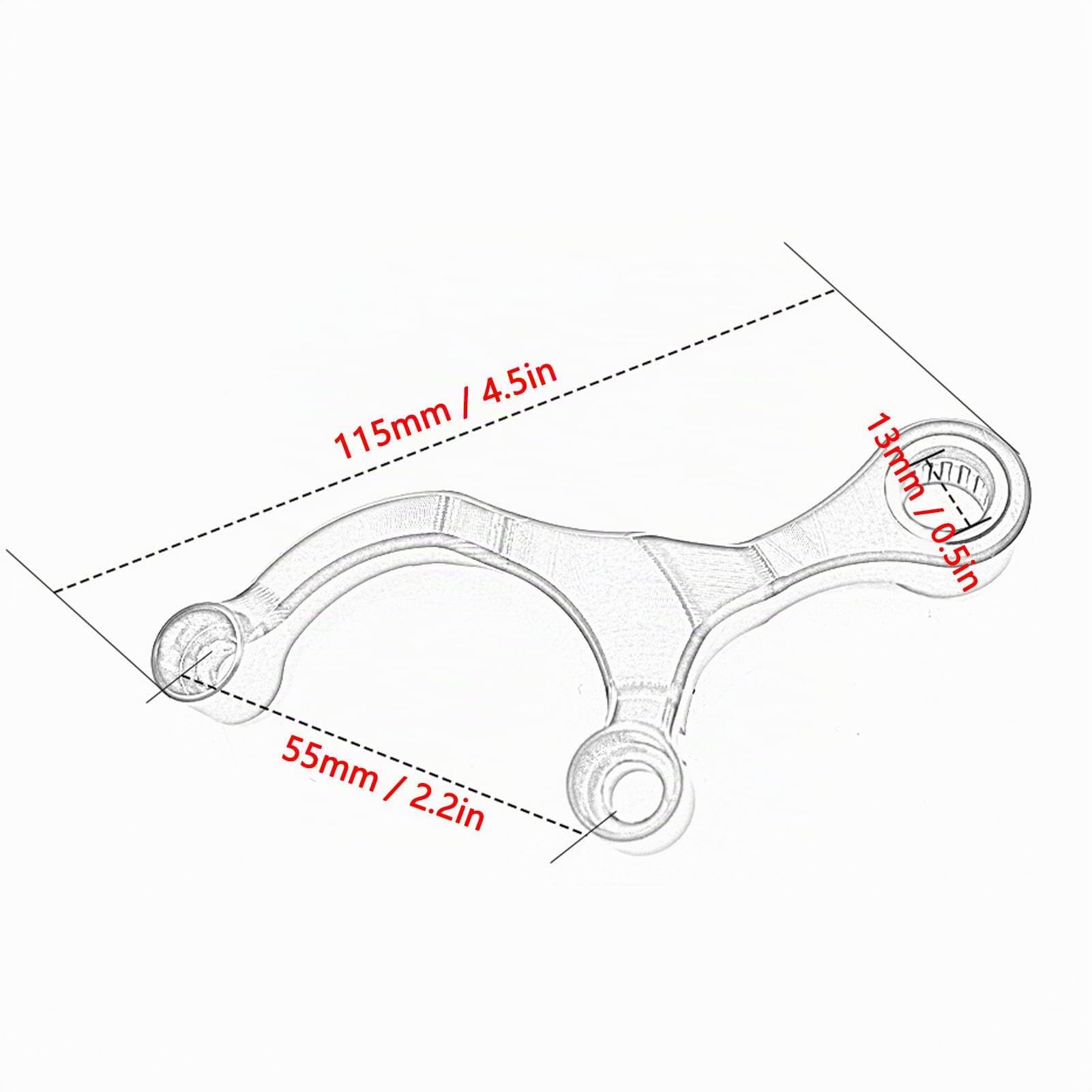 SIXRUN Stabilisateur de Changement de Vitesse, Stabilisateur de Changement de Vitesse, Support de Changement de Vitesse Précis en Alliage d'aluminium pour Tenere 700 Rally Edition 2019