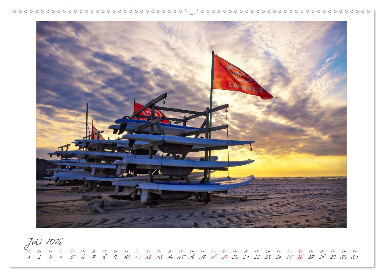 Nordsee - einfach Meer (hochwertiger Premium Wandkalender 2026 DIN A2 quer), Kunstdruck in Hochglanz: Fotografische Impressionen von der Nordseeküste (CALVENDO Orte)