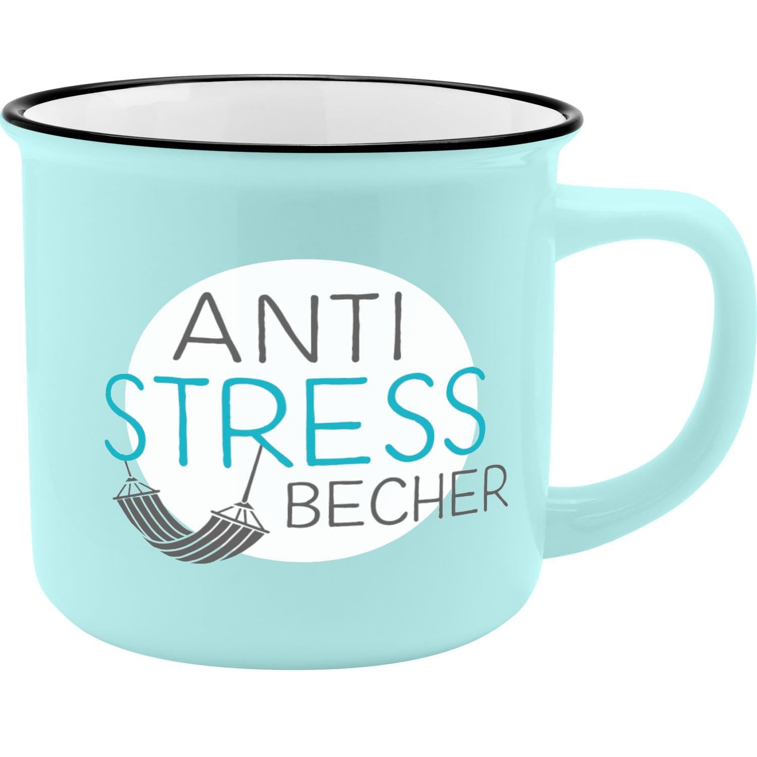 Sheepworld AG Gruss & CO Mug Antistress | Bone China Porcelain Enamel Look 35 cl | Gift Breakfast | 45789, 1 Piece (Pack of 1)