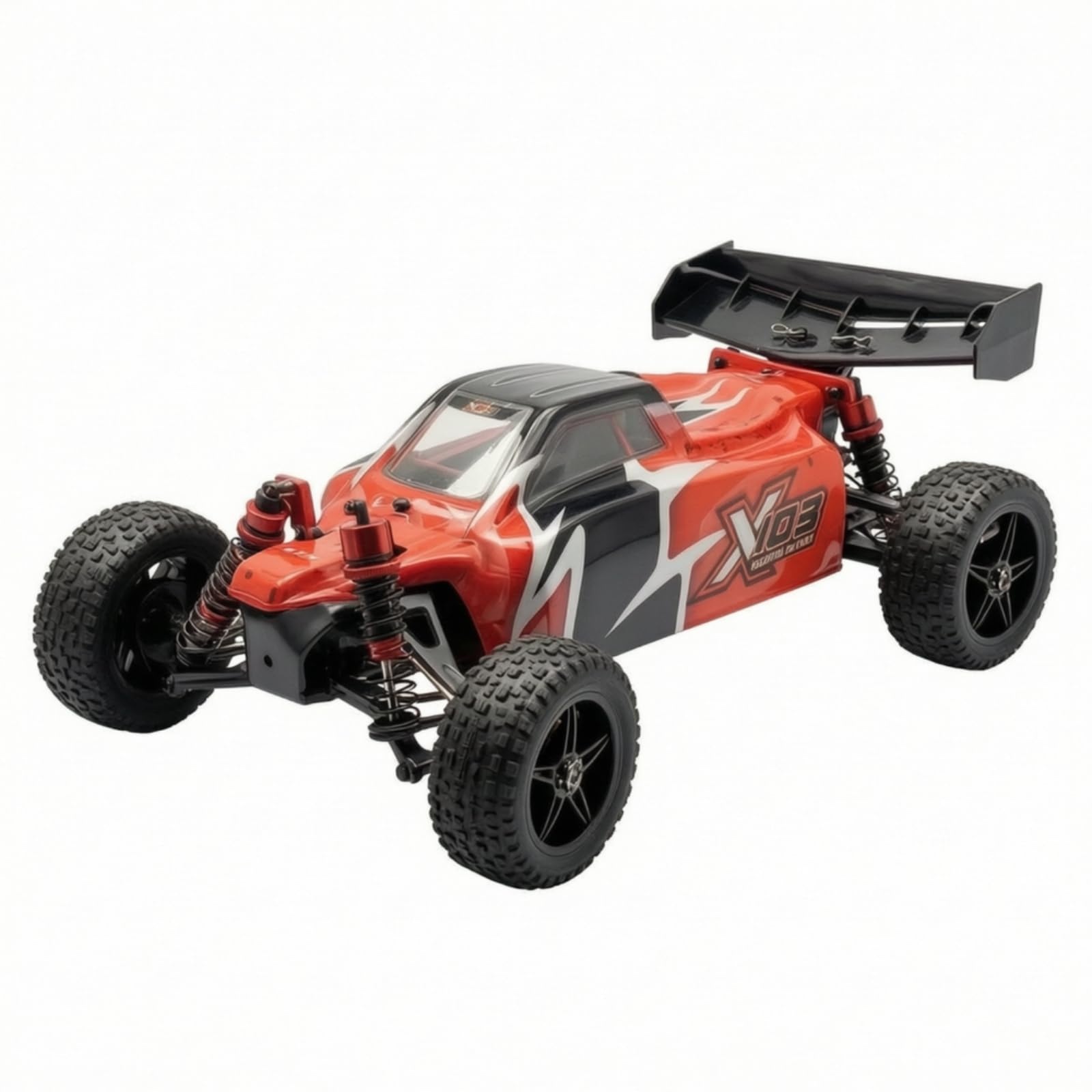 Baoblaze Children Vehicle Coche RC Chasis 4x4 Vehículo Todoterreno Automóvil con Estructura Resistente Diferenciales Amortiguadores