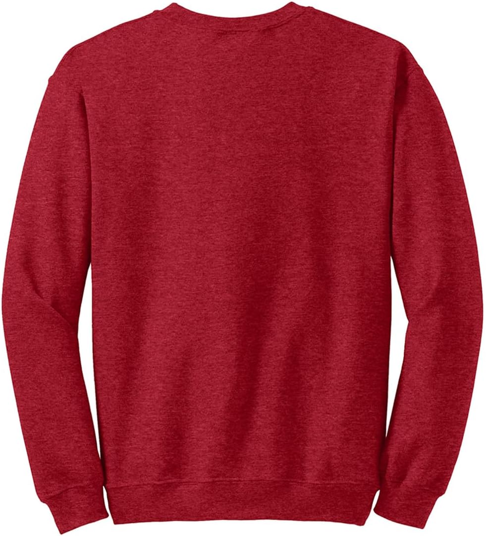 Joe's USA JOES Mens Soft & Cozy Crewneck Sweatshirts in 32 Colors. Sizes S-5XL Medium Antique Cherry Red