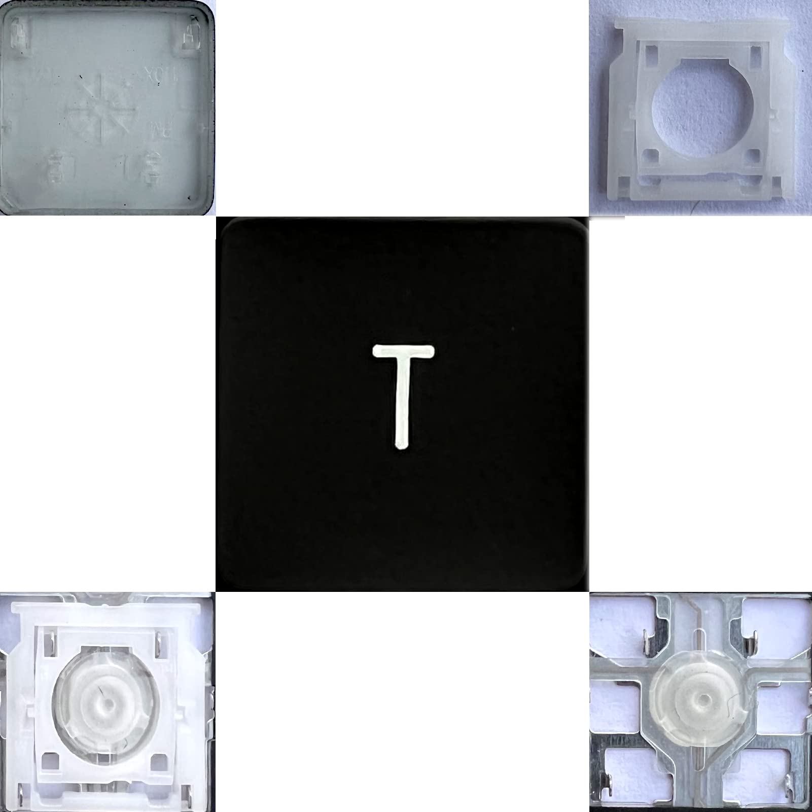 Dolphin.dyl(TM Replacement Individual Key Keyboard for US Retina Display Pro A1425 A1502 A1398 A1466 Replacement Key Keyboard (Old Version, T) - 1