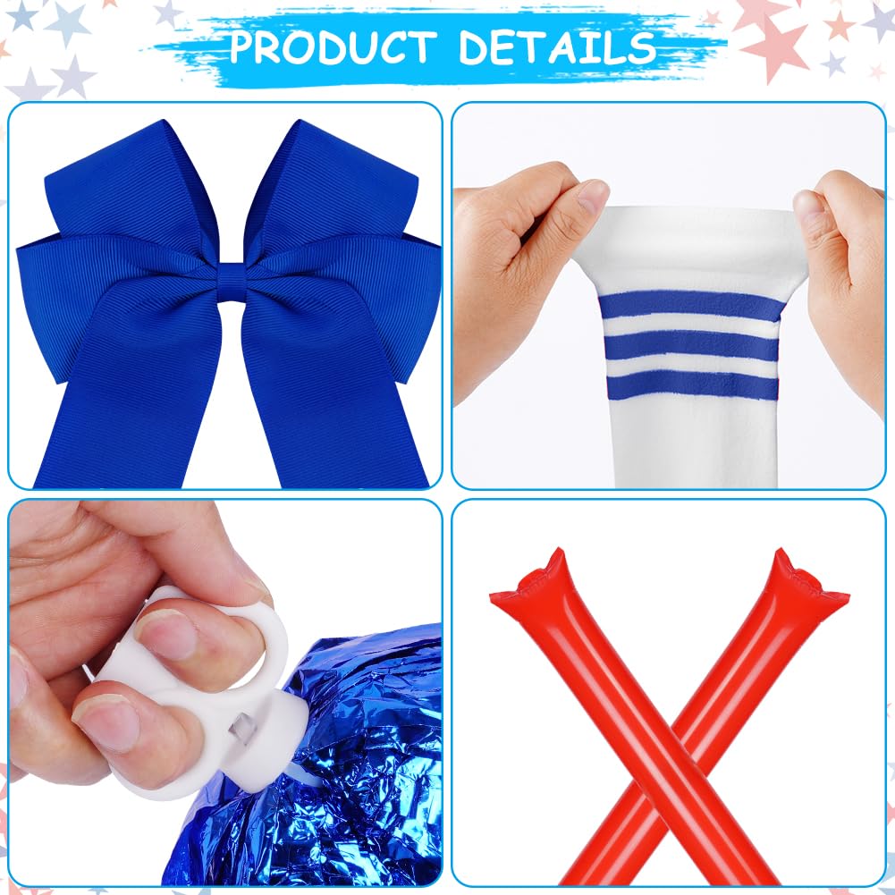 DiULi Children's Classic Cheerleading accessories, Cheer Uniform Set, Halloween Girl Cheerleader Costume - Image 3