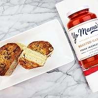 Vista 6 de Yo Mama's Foods Salsa para pasta de ajo asado Keto, paquete de (1) Sin azúcar añadido, baja en carbohidratos, baja en sodio, vegana + sin gluten