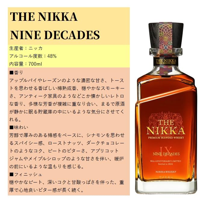 Amazon.co.jp: ザ・ニッカ ナインディケイズ ニッカウヰスキー 90周年