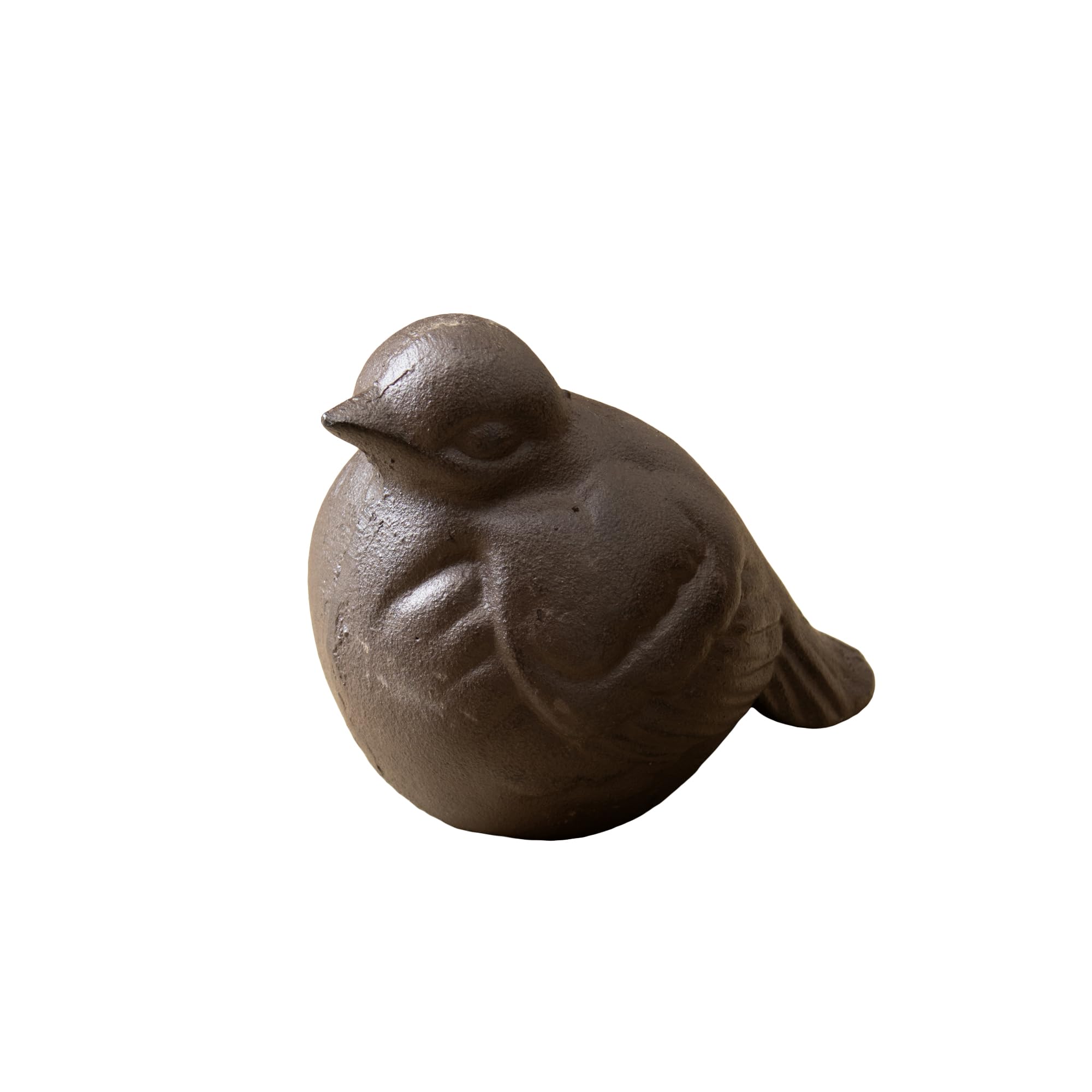 Darthome Cast Iron Bird Ornament 14x12x10.5cm Antique Rustic Large British Robin Country Home Decor