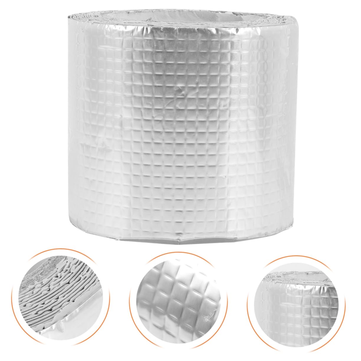 iplusmile 1 rollo Cinta de Sellado de Aluminio Autoadhesiva para para Reparaciones de Goteras y Prevención de Filtraciones