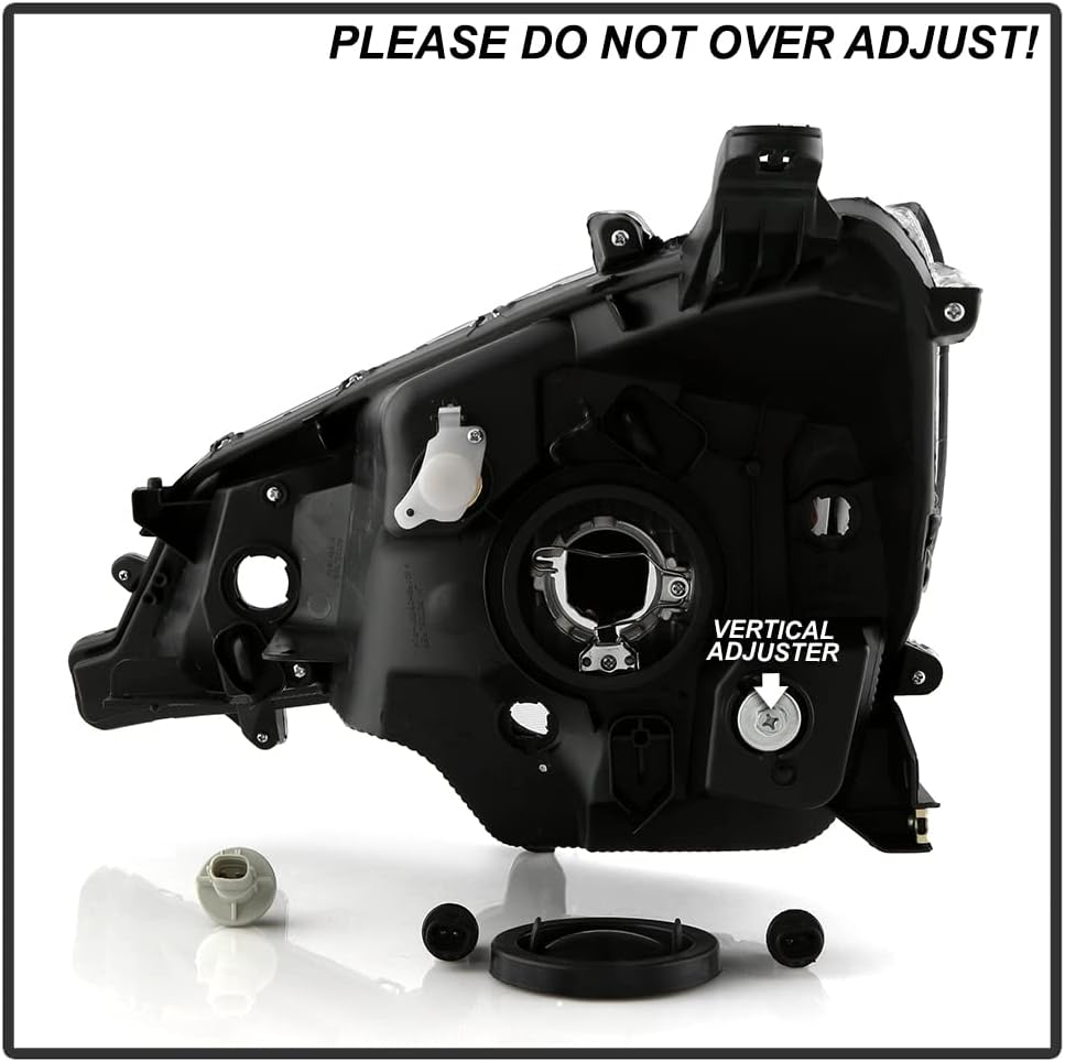 ACANII - For [Halogen Model] 2021-2024 Mitsubishi Mirage Factory OE Style Headlight Headlamp Replacement Passenger Side