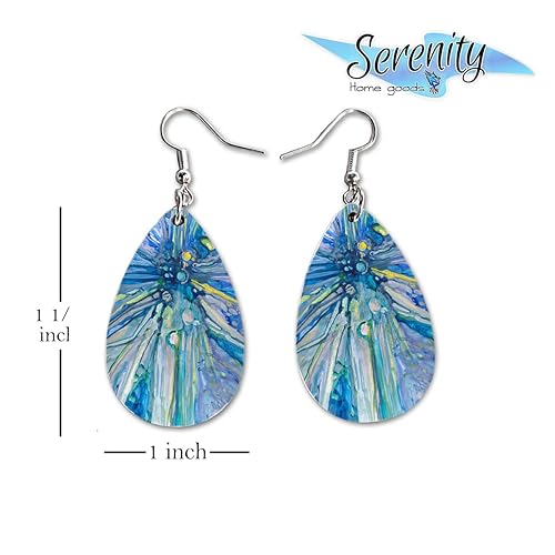 Miniatura 3 de Maureen Claffy Artist Collection  Angel Gabriel Teardrop Dangle Earrings Set  Cute Girls Womens Jewelry Earings  Holiday Gifts  Summer Decorations