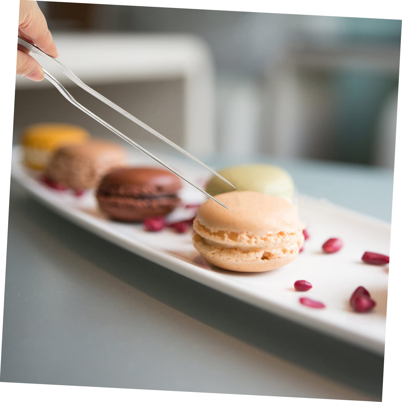 ULTECHNOVO 4stücke Edelstahl Küchen-tweezers Praktische Kochzange Für Zuhause Restaurants Feiern Einfache Reinigung Robust Vielseitig Einsetzbar Für Grillen Backen Dekoration