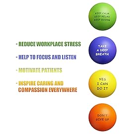 KDG Motivational Stress Balls(20 Pack) for Kids and Adults,Stress Relief Ball with Quetos to Rrelieve Anxiety and Manage Anger