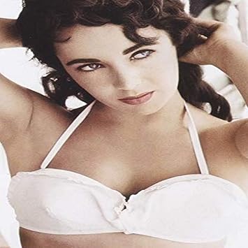 Posterazzi DAP17692 Elizabeth Taylor - Glamour Headshot Photo Print, 8 x 10, Multi