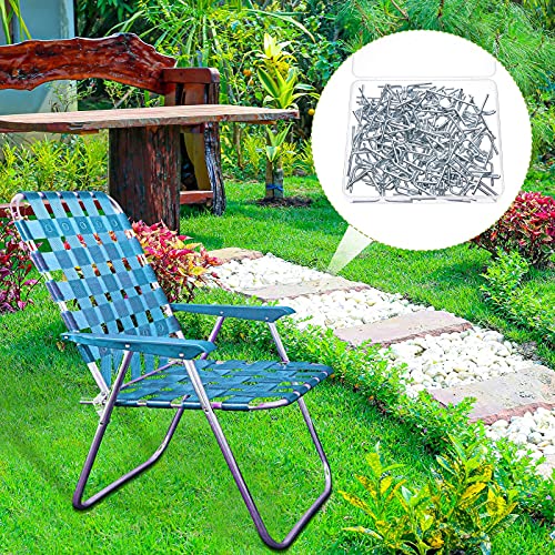 image for Gisafai 100 Piece Lawn Chair Webbing Clips - Metal Clips for Chair Fra