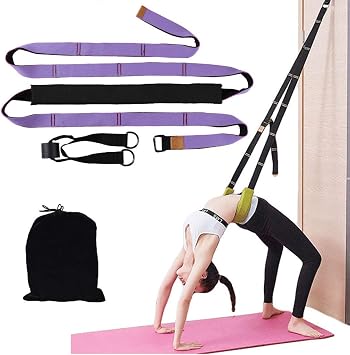 Yoga Waist Back Bend Trainer - Multi-purpose Door Flexibility Assist Stretch Band, Suitable for Fitness, Dance, Yoga, Gymnastics, Cheerleading, Splits