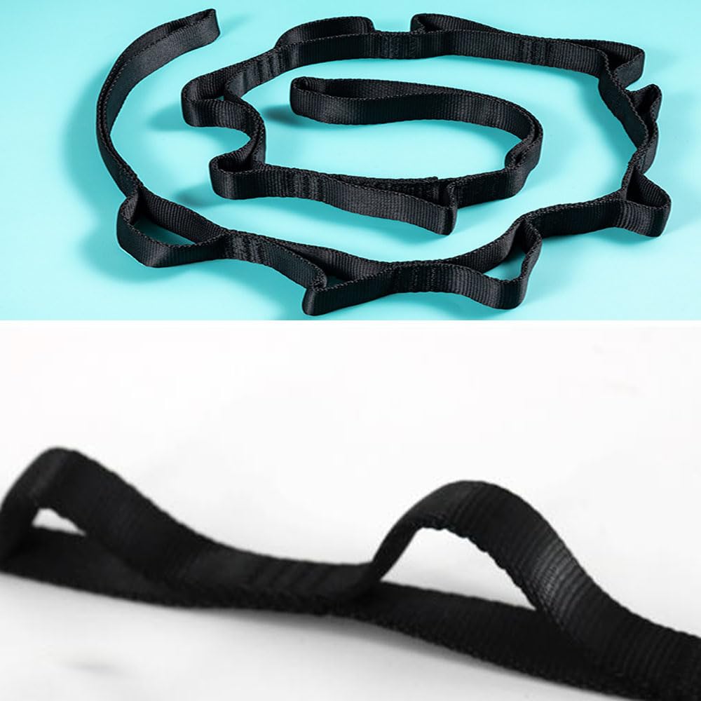 Yoga Stretching Band,200 Cm Cinghia Di Prolunga Per Amaca Yoga, Corda De Arrampicata Sling Regolabile, Extension Straps Per Stretching, Pilates, Fitness