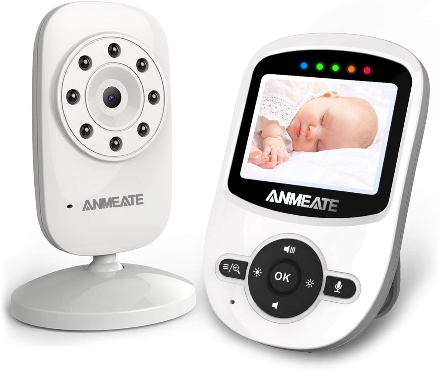 Video Baby Monitor with Camera and Infrared Night Vision