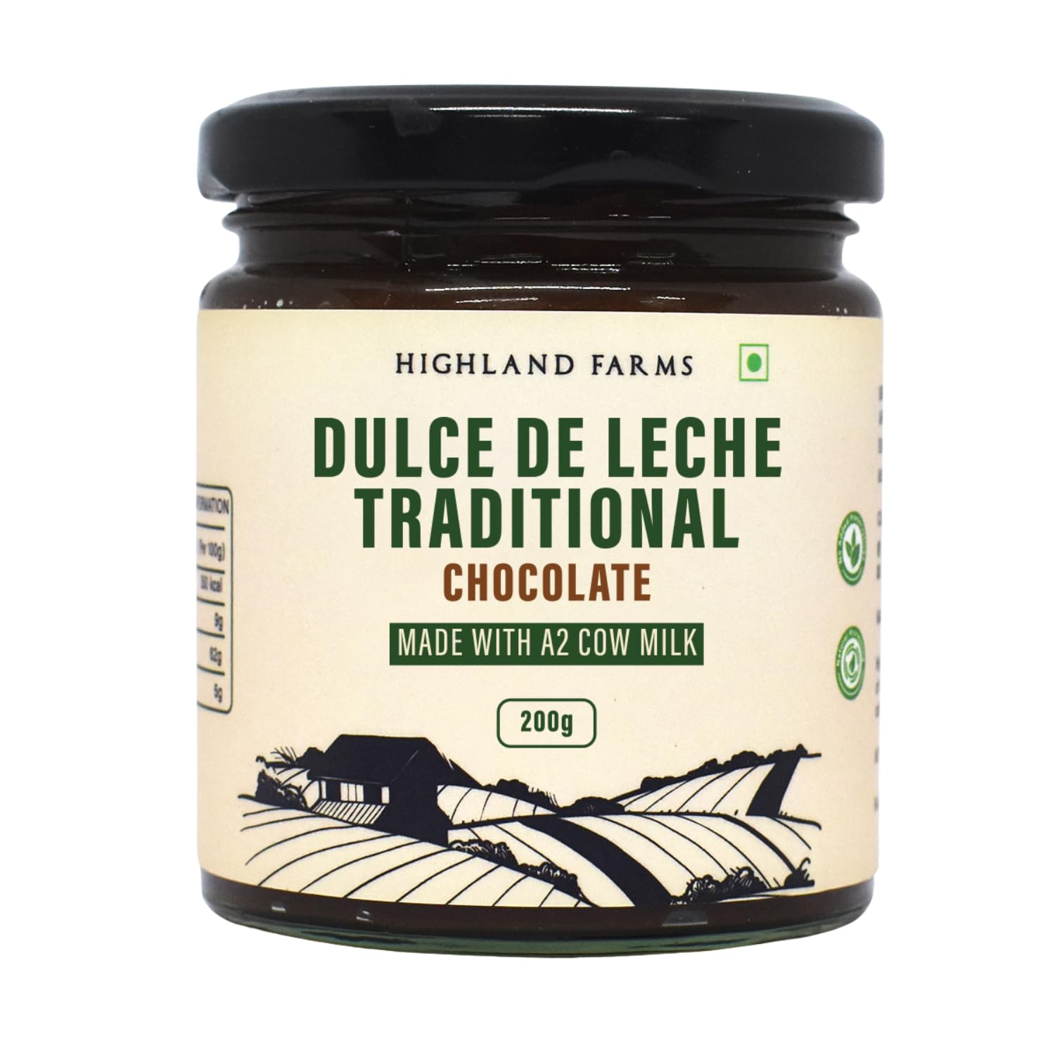 Highland farms Dulce De Leche Traditional | Chocolate Spread | Aravalli Grazed A2 Cow Milk | Free range, Free fed | Caramelized milk | Ethical methods | 200g-image-38