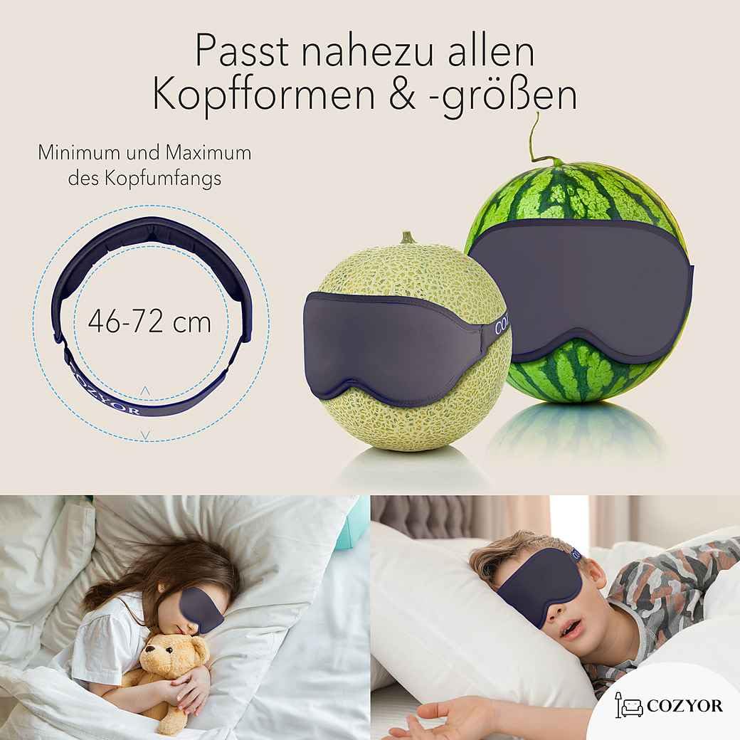 Cozyor Kit de Voyage 4 pièces : Coussin de Nuque + Masque de Sommeil + Oreiller de Voyage & Couverture de Voyage 2 en 1 + Bouchons d'oreille, avec Clip de Sac à Dos et Fixation pour Valise