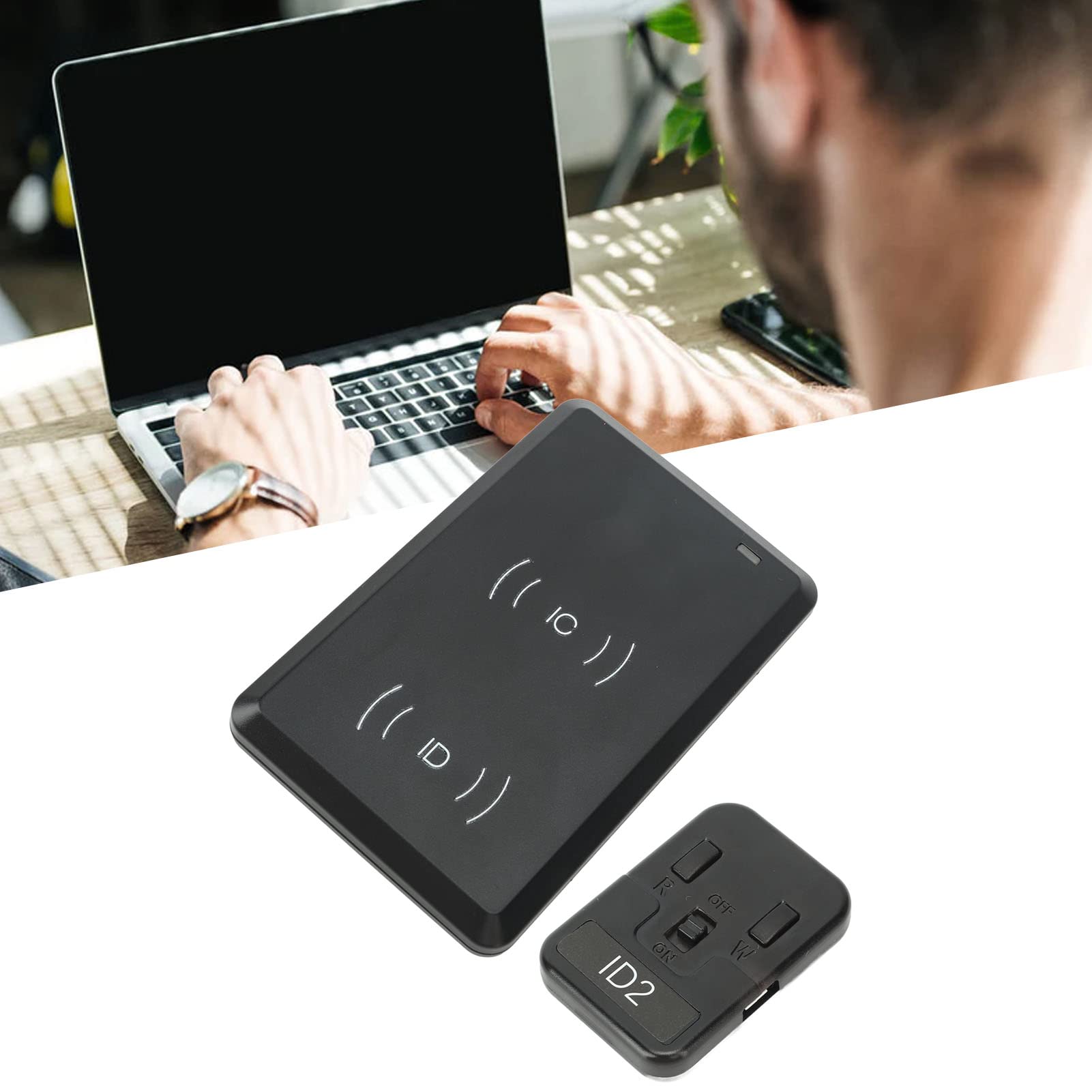ID IC Card Copier NFC Reader & Writer, 25KHz Card Duplicator, USB Carte Programmer, Copier FOB Key Withing, Lecteur de Carte IC pour Une Copie et Une Programmation Faciles