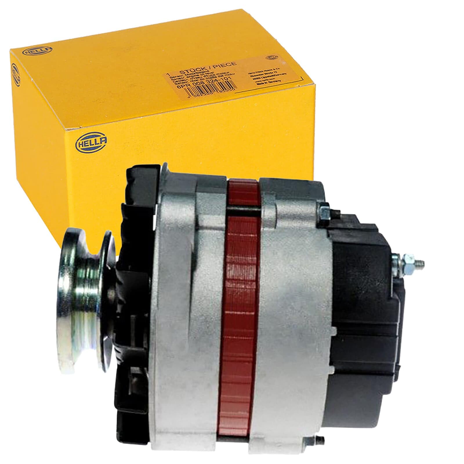 HELLA 8EL 011 711-641 Generator/Lichtmaschine - 14V - 55A | 8EL 011 711-641 passend für 6 75 90 Alfetta Arna