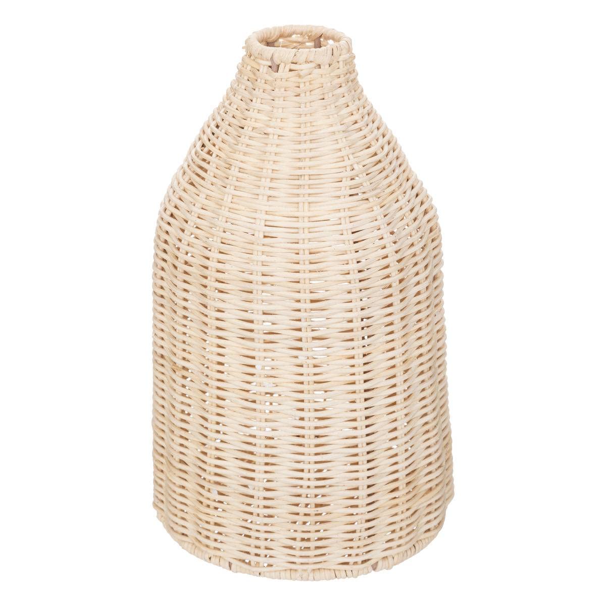 Jarrón Sea View de Metal y ratán H26 cm