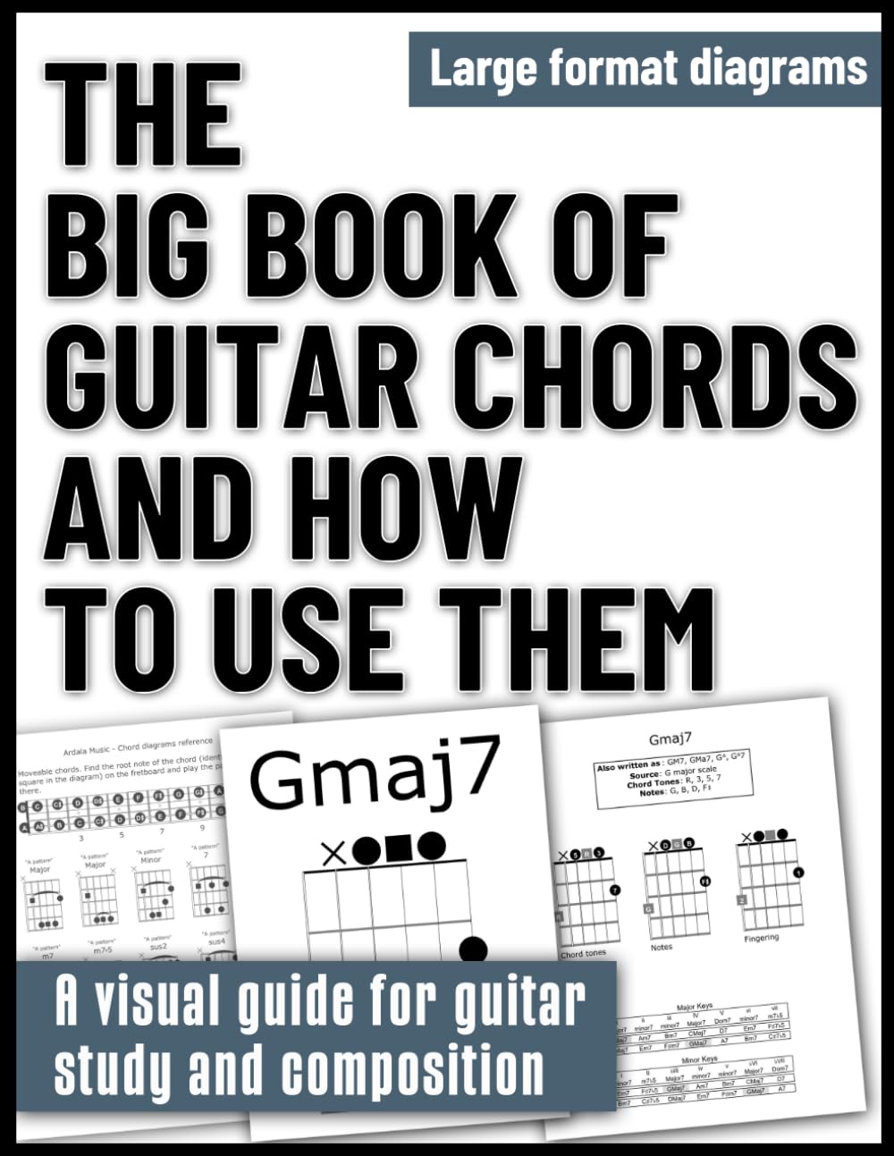 The Big Book of Guitar Chords and How to Use Them: A large format visual guide for guitar study and composition