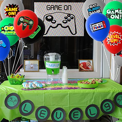 Threemart Video Game Party Favors Supplies With 40 Pack Video Game Birthday Party Latex Balloons Set For Boys Video Game Theme Birthday Party Decration #TOP4