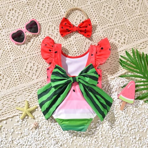 Image of Toddler Girl Baby Ruffles Mermaid Fish Scale Swimsuit One Piece Swimwear Bathing Sunsuit