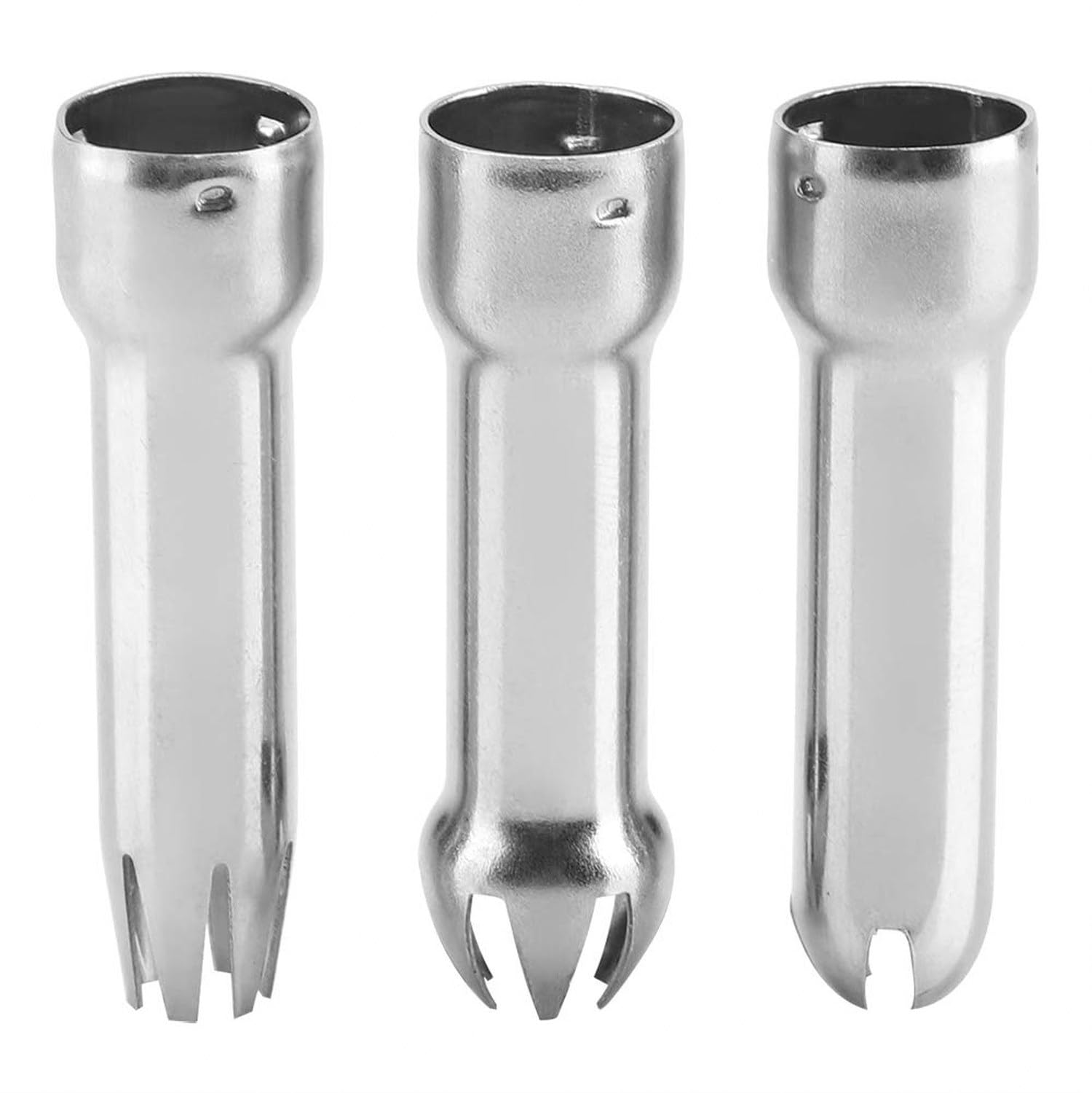 Acciaio Inox Set 3 Ugelli per sac a Poche Decorazione Torte Bake