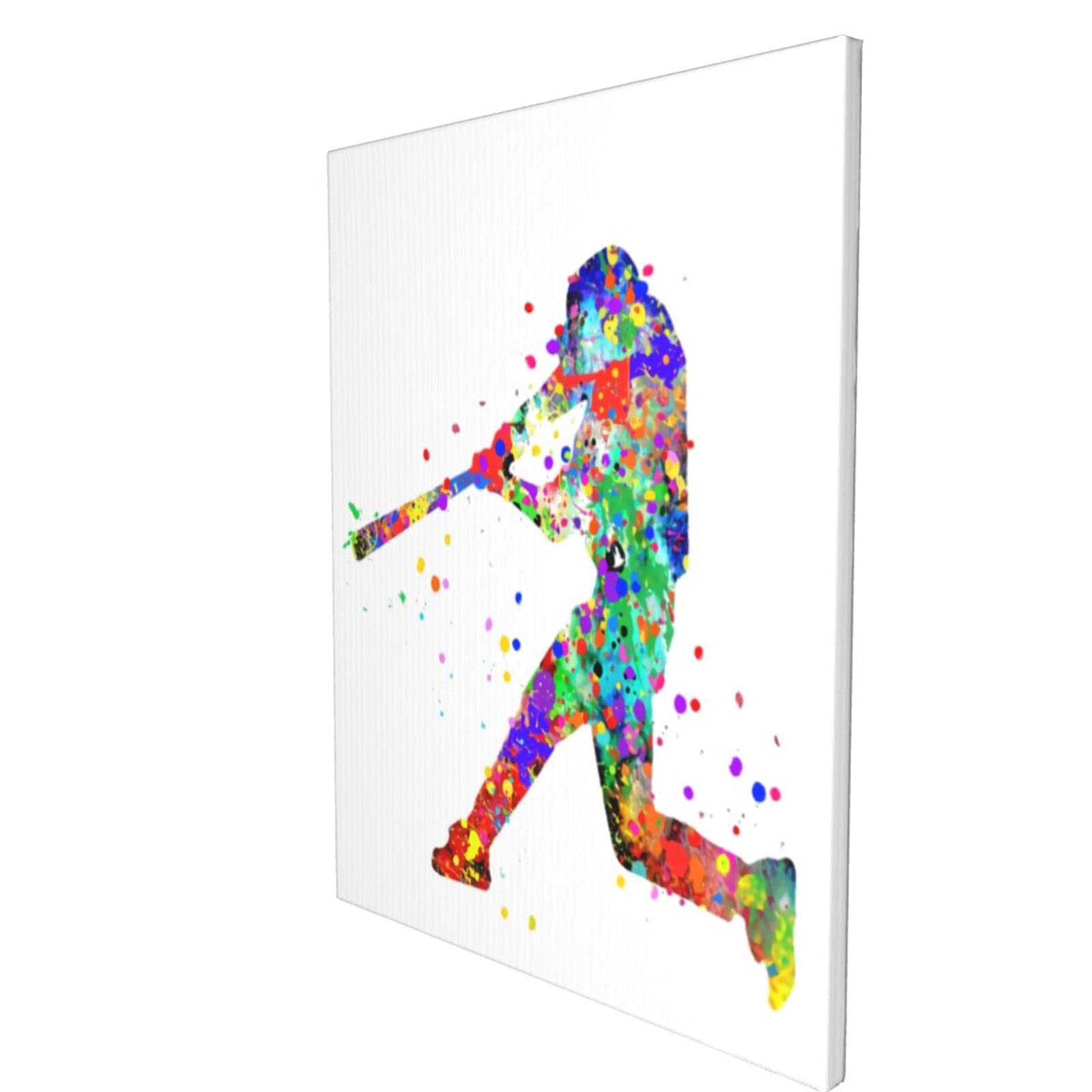 Amazon.co.jp: 野球 キャンバス絵画 アートパネル インテリア