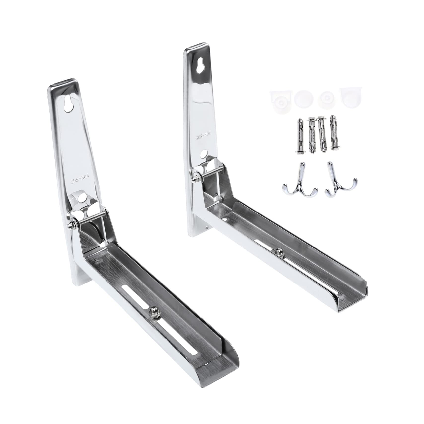 BESTonZON Murale Pliable pour Four Support Rétractable pour Micro-Ondes Étagère Murale pour Four Facile à Installer Utiliser