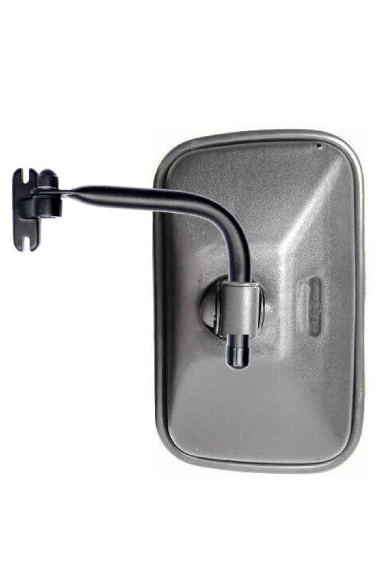 Außenspiegel mit Spiegelhalter Ø18 mm für Traktor LKW Baumaschinen Wohnmobil | E20 Zulassung | Universal | 250x160mm | Kunststoff Spiegel & Metallhalter