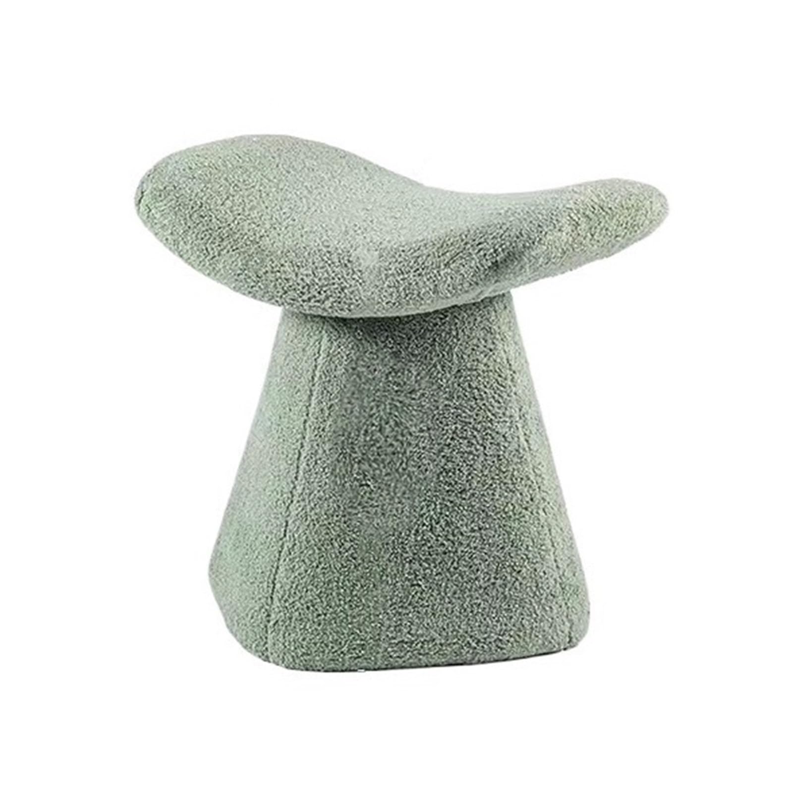 Tabouret de maquillage rembourré vert LWX pour coiffeuse et salon
