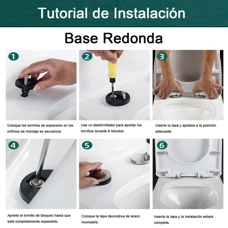 Tapa WC Forma U Universal, Asiento de Inodoro de Cierre Suave en Forma de D con Liberación Rápida para una Fácil Limpieza, Fácil Montaje, Tapa de Inodoro de PP, 46x36cm, Morado
