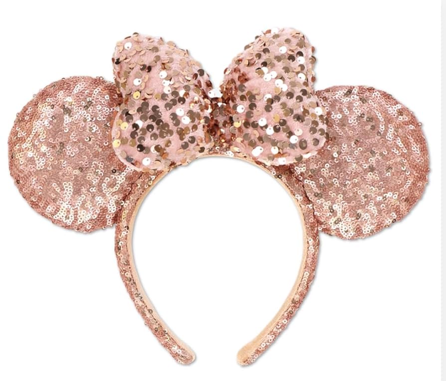 ミニー　コスプレ　ファンキャップ　カチューシャ　ディズニー　スパンコール　レース Amazon.co.jp: ミニーマウス カチューシャ ピンク スパンコール