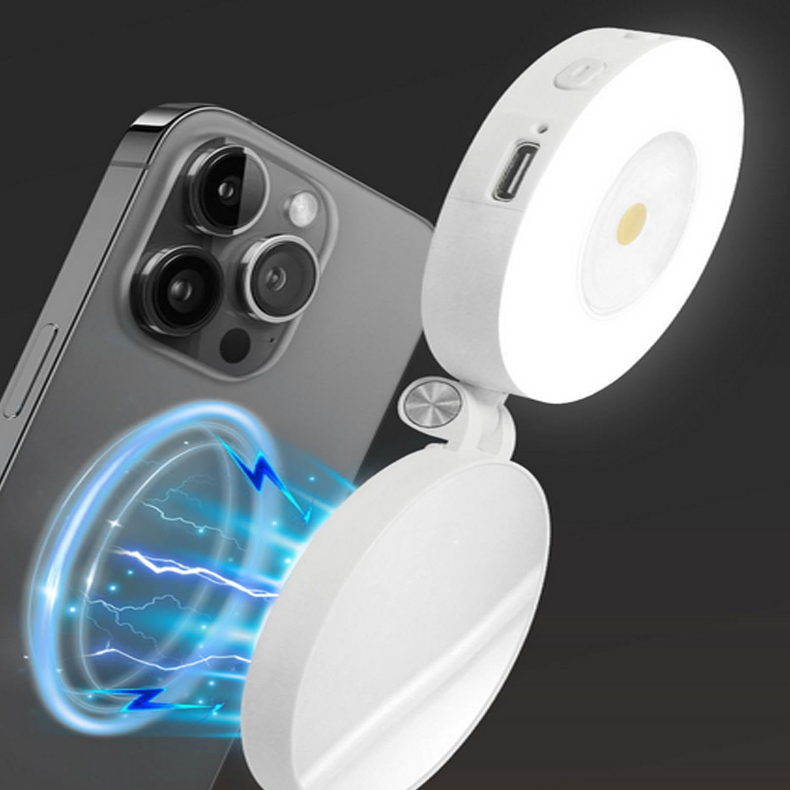 Luz de Magnética para Selfie Recargable compacta