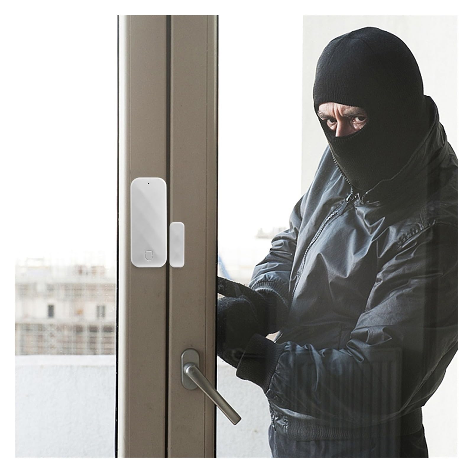 Alarma Inteligente Inalámbrica 2,4G Puerta Ventana Detectores De Sensor Abierto/cerrado Hogar Seguridad Control Por Aplicación para Apartamento