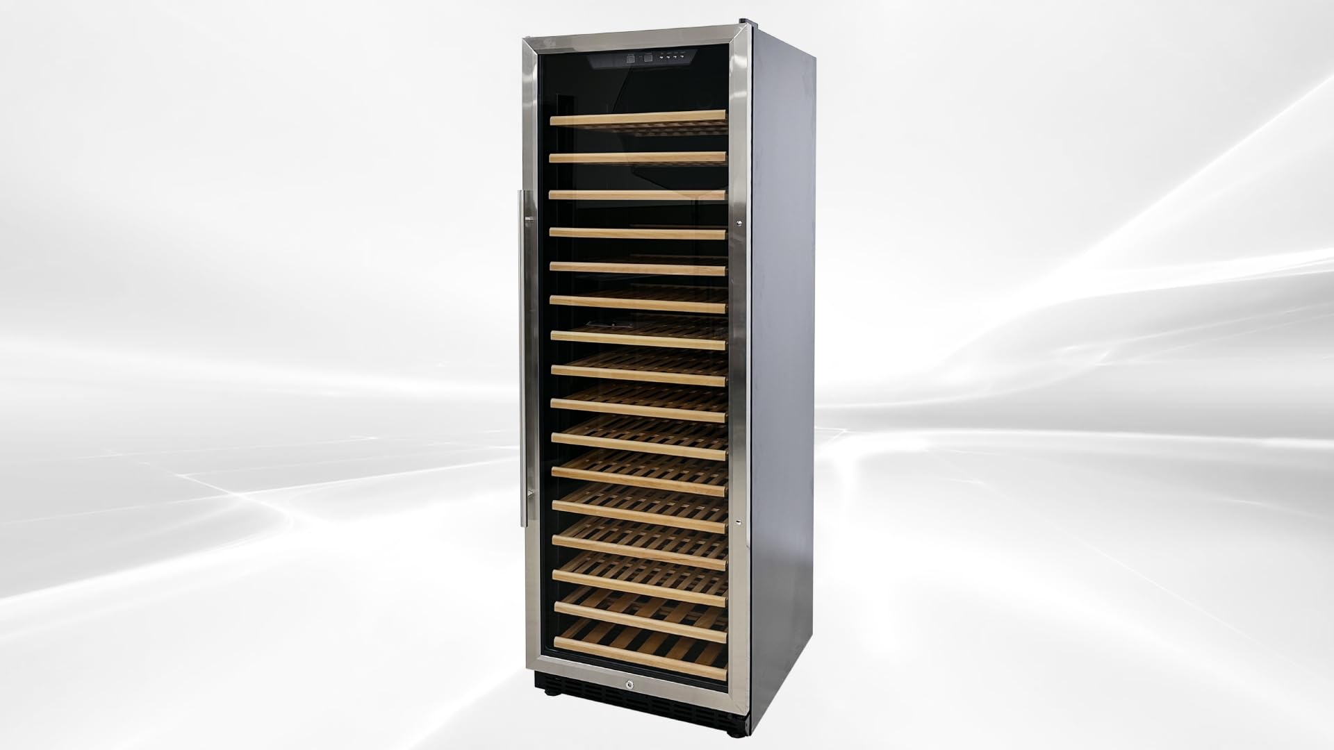 Elite Kitchen Supply Commercial 1 Zone Wine Cooler Refrigerator, ETL 150-200 Bottles Fridge Merchandiser, Restaurant Bar Grocery Store | Fridge.com