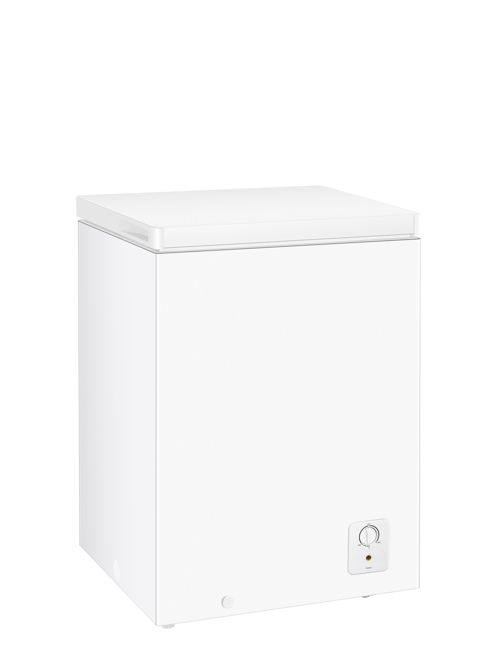 PKM GT99E Gefriertruhe | Kühl - oder Gefriermodus | 97 Liter Fassungsvermögen | 38 dB | Drahtkorb | 4 Sterne Gefrierfach | Freistehend | EEK E