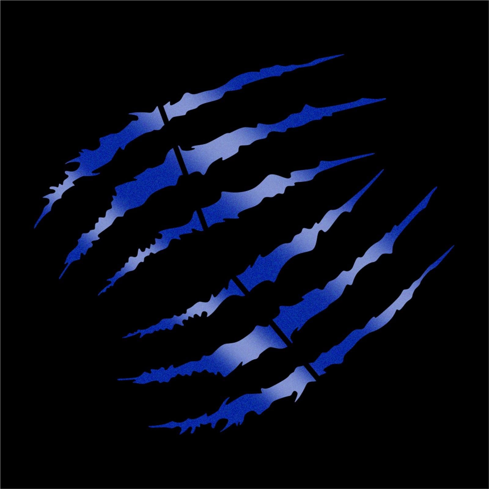 HAfgDJ Motorcycle Sticker Claw Scratch Reflective Car Motorbike Helmet Creative Decal Accessories for S&uzuki