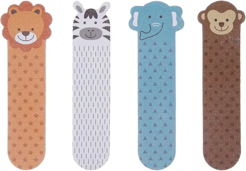 BUBA Kit lixas de unha selva, Multicolorido